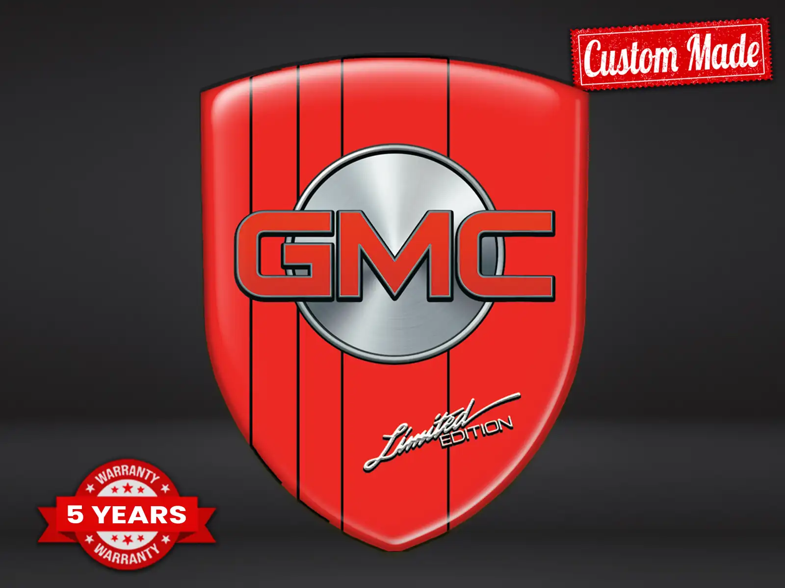 GMC Decalcomanie Vinile Auto Resistenti Limitate Qualità